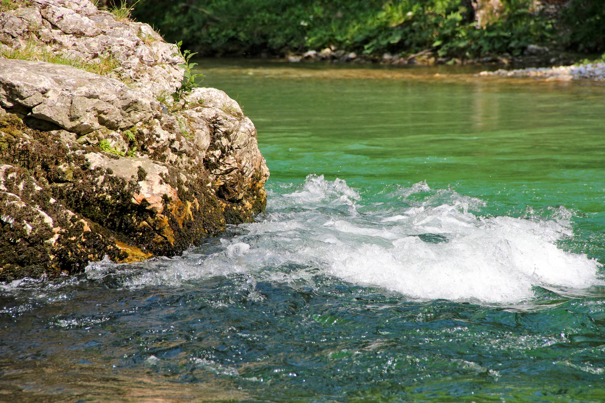 <p style="text-align: center">The river Schwarza</p>